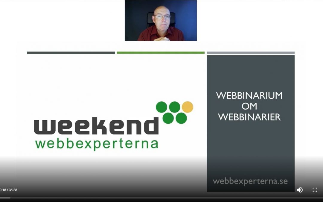 Webbinarium om webbinarieverktyg